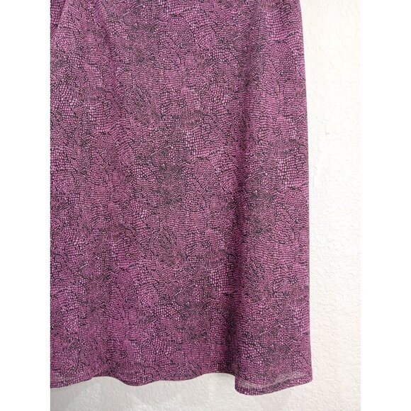 Express Womens Chiffon Midi Skirt Size M Pull On Low Rise Y2K Whimsigoth Fairy - Picture 2 of 7